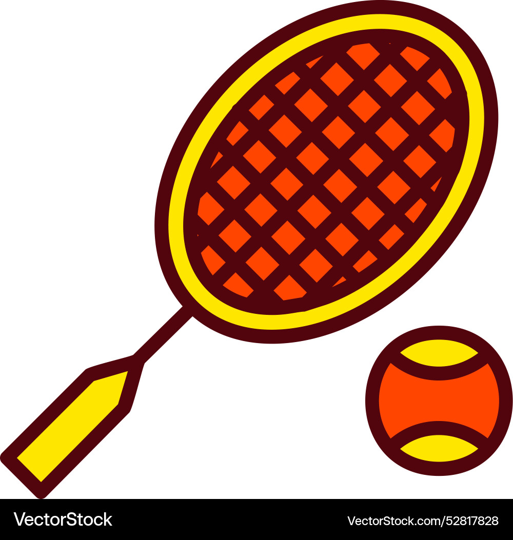 Racket icon design Vector Image