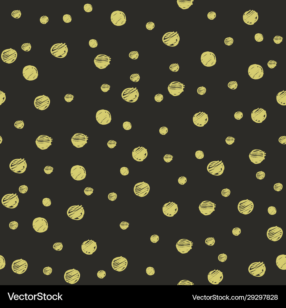 Random golden dots seamless pattern Random golden dots seamless pattern vector image