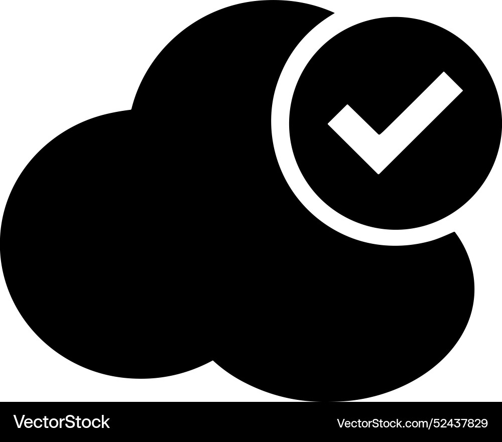 Cloud storage icon symbol image of the database Cloud storage icon symbol image of the database Vector Image