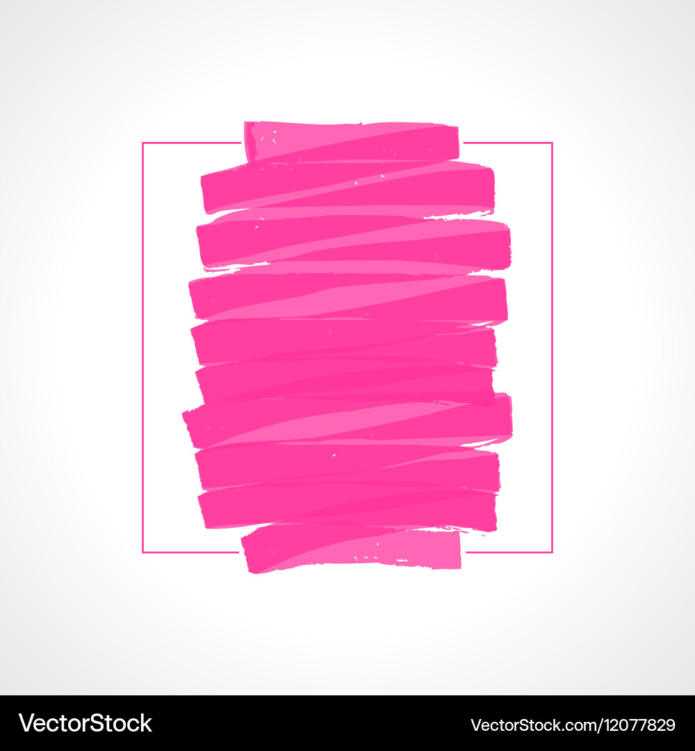 Marker strokes background Royalty Free Vector Image