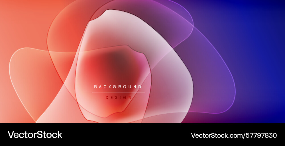 Abstract colorful background overlapping shapes Abstract colorful background overlapping shapes vector image