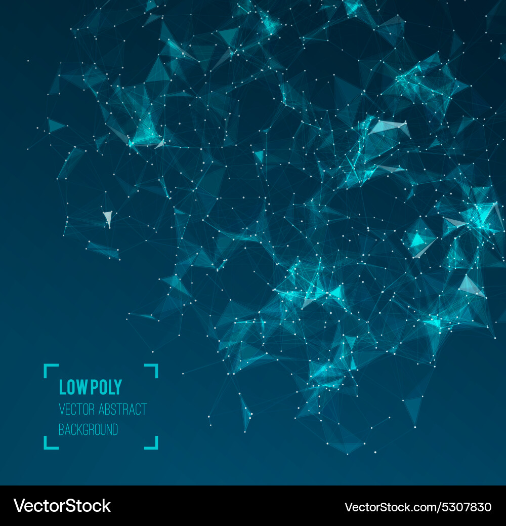 Abstract Mesh Network Background vector image