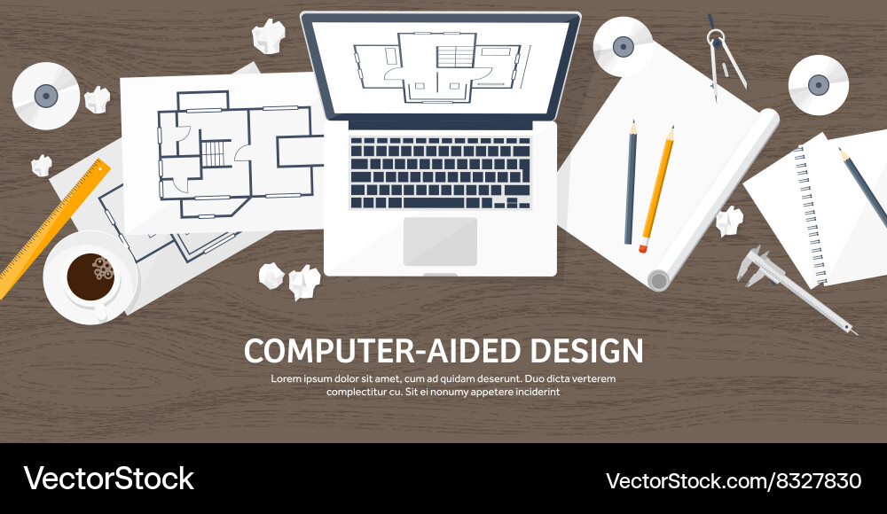 Engineering and architecture vector image
