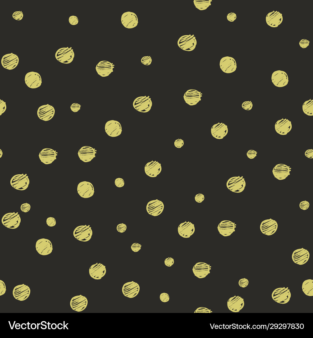 Random golden dots seamless pattern Random golden dots seamless pattern vector image