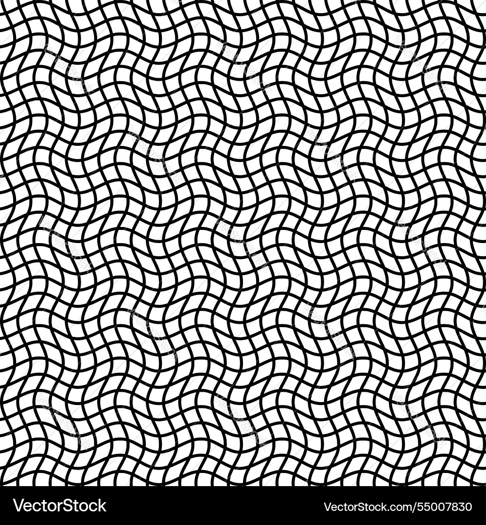 Seamless netted pattern design vector image