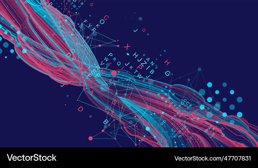 Abstract flowing wave lines design element Abstract flowing wave lines design element vector image