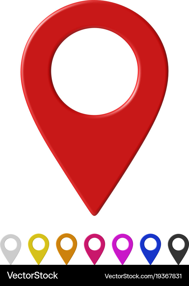 Location Pointer Icon vector image