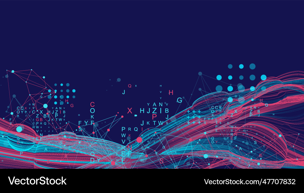 Abstract flowing wave lines design element Abstract flowing wave lines design element vector image