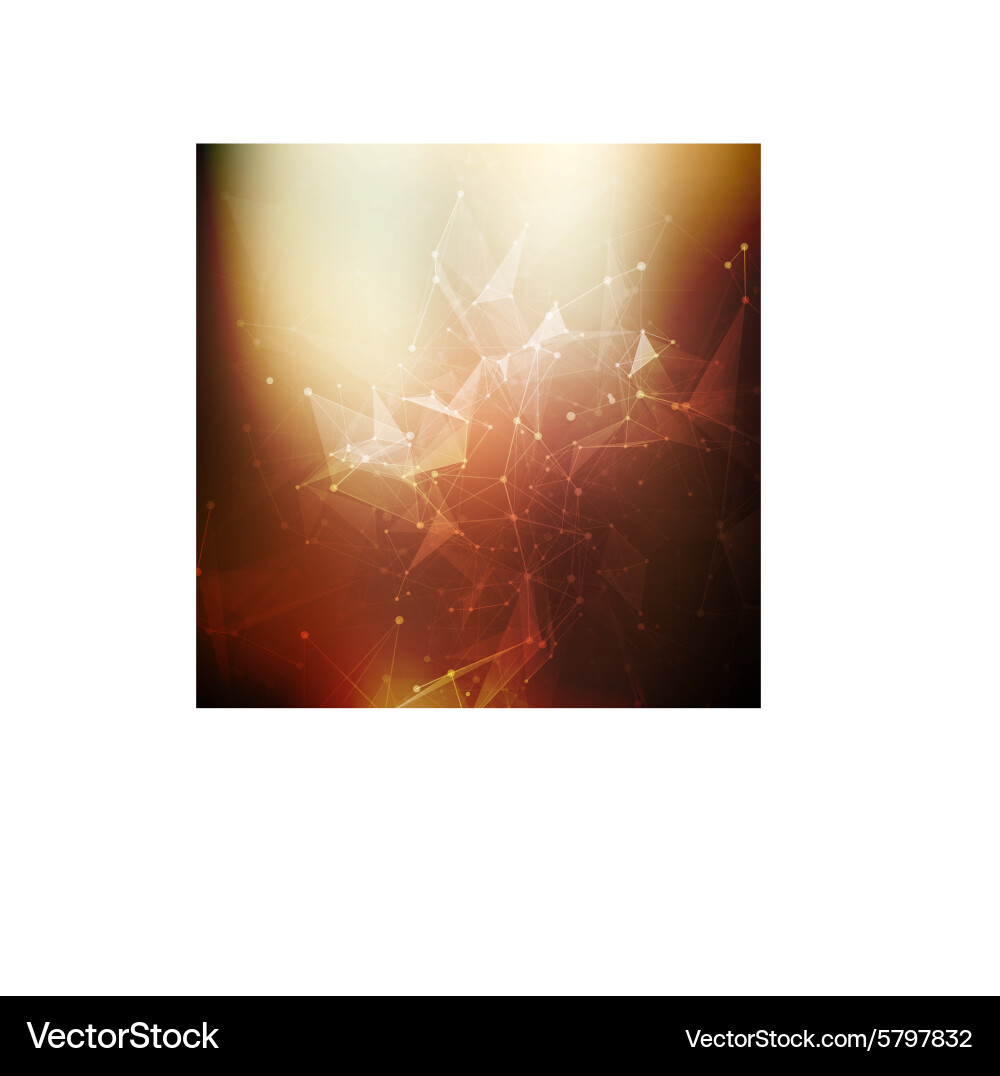 Abstract geometric background wireframe mesh vector image