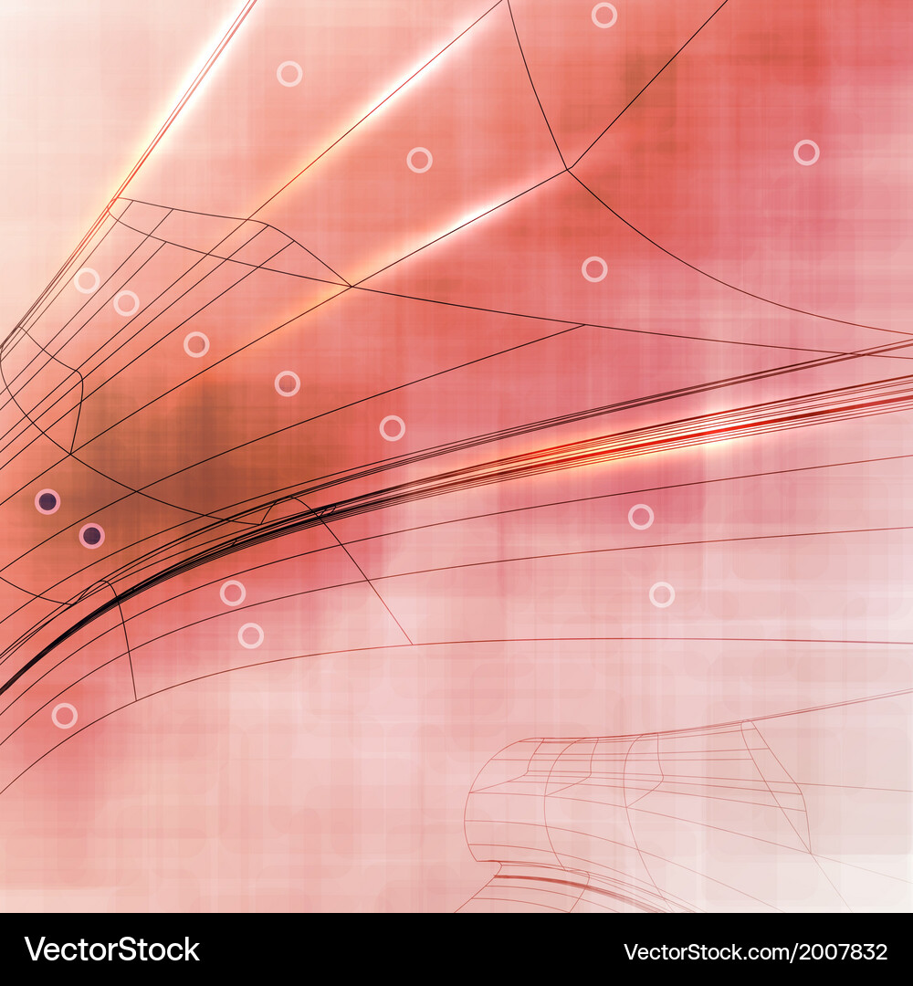 Abstract retro technology technical background Vector Image