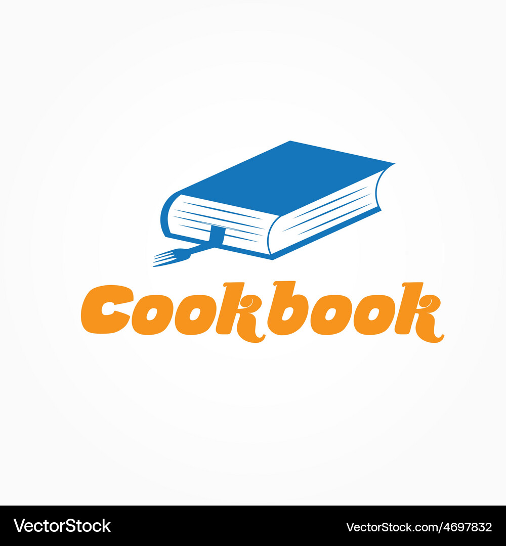 Cookbook design template Vector Image