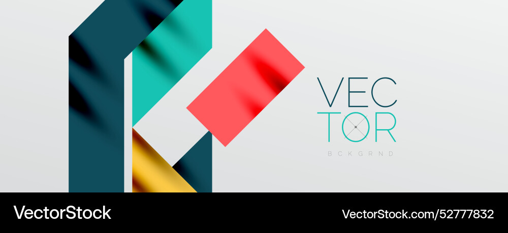 Dynamic lines and triangles Vector Image