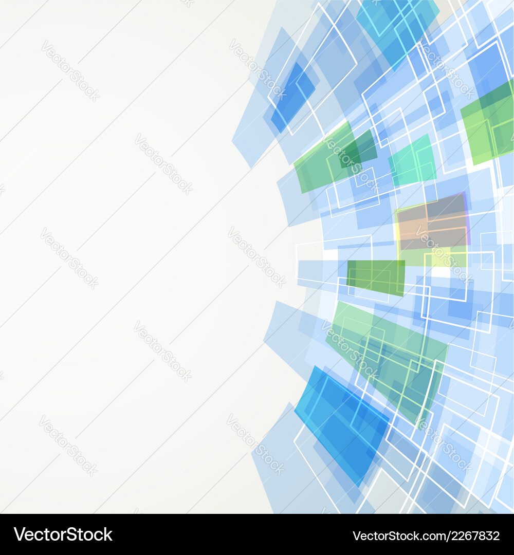 Modern Abstract Square Background Vector Image