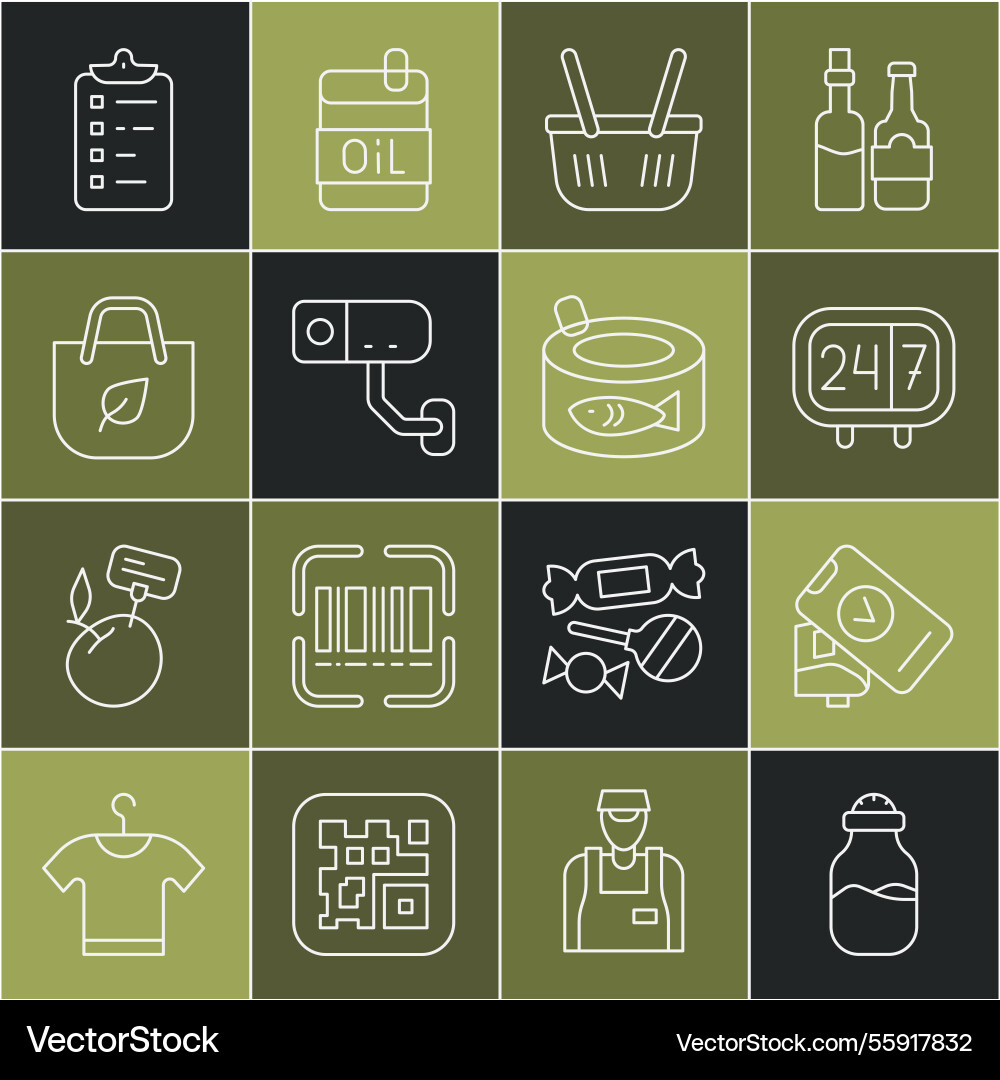 Set line spice in can pos terminal clock 24 hours Set line spice in can pos terminal clock 24 hours vector image