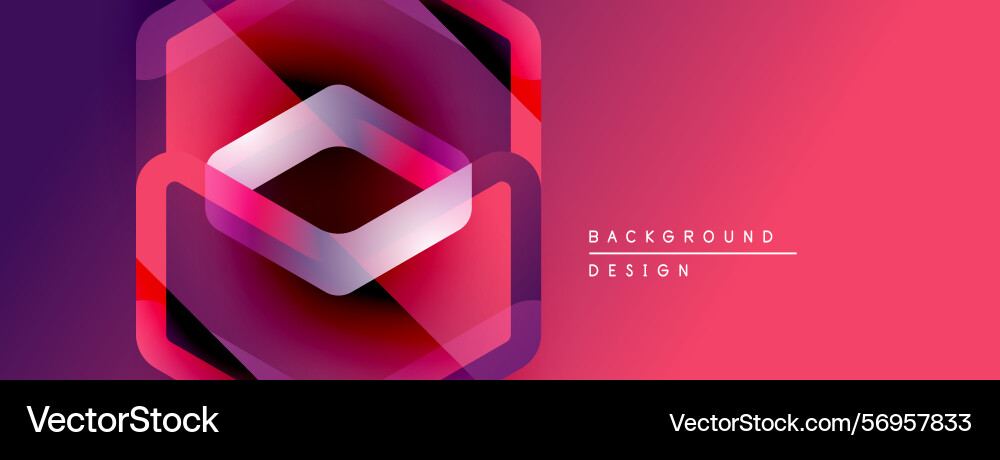 Abstract geometric design hexagonal layers create Abstract geometric design hexagonal layers create vector image