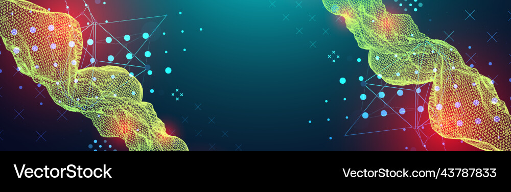 Abstract wave is made in a frame style Abstract wave is made in a frame style vector image