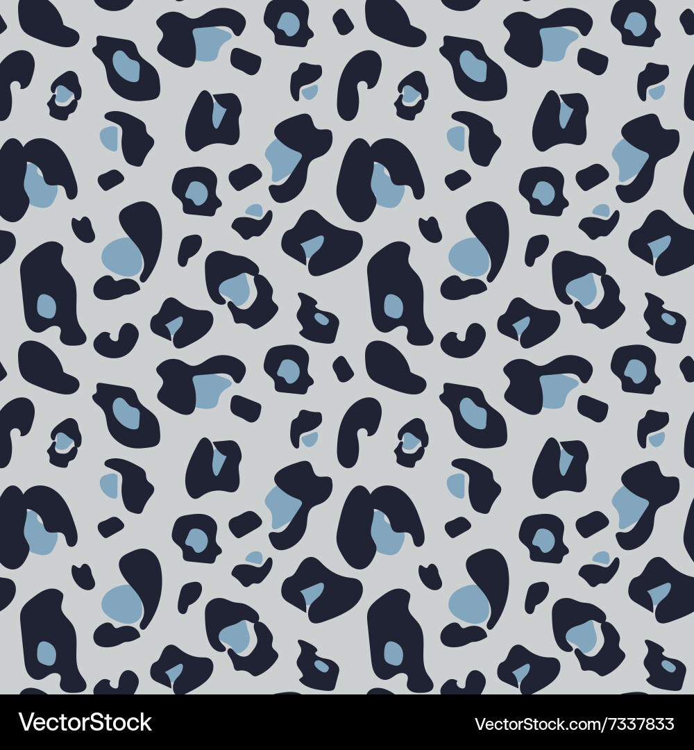 Muted Leopard Print Seamless Pattern Vector Image