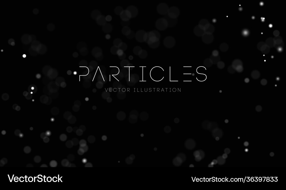 White Particle Burst - Abstract Data vector image