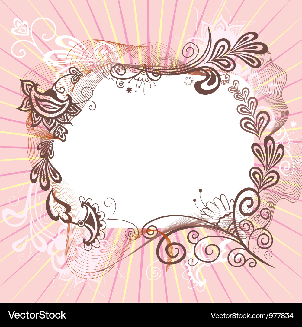 Background with patterns and space for your text vector image
