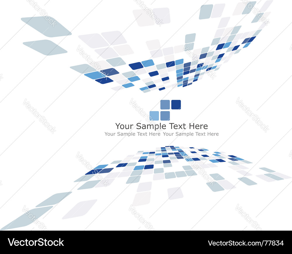 Modern Abstract Blocks Background vector image