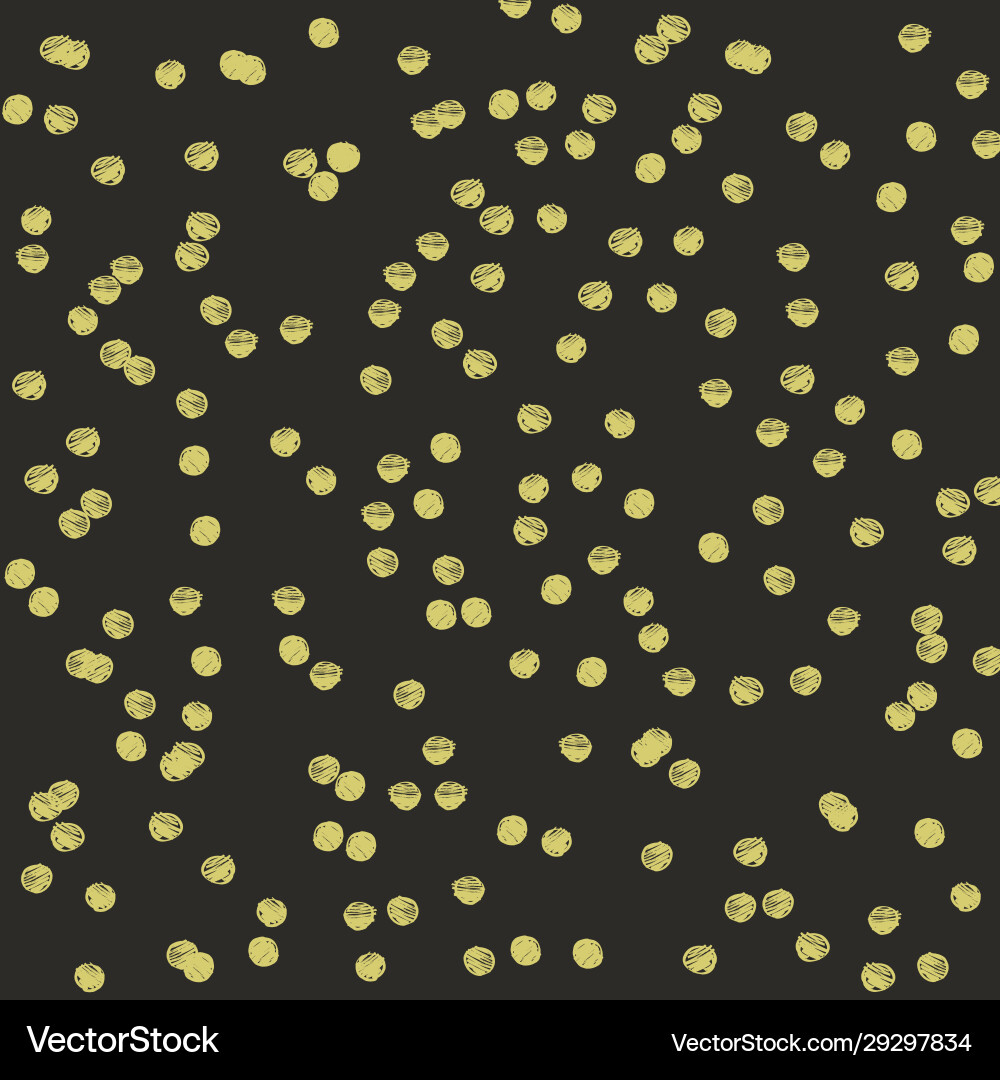 Random golden dots seamless pattern Random golden dots seamless pattern vector image