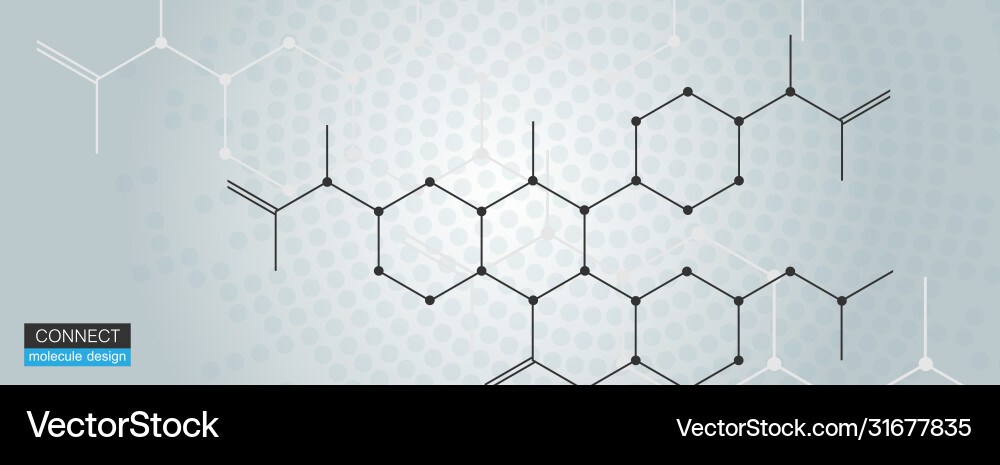 Abstract banner pattern with connected Abstract banner pattern with connected vector image