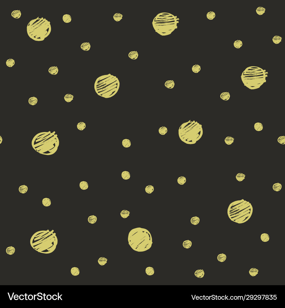 Random golden dots seamless pattern Random golden dots seamless pattern vector image