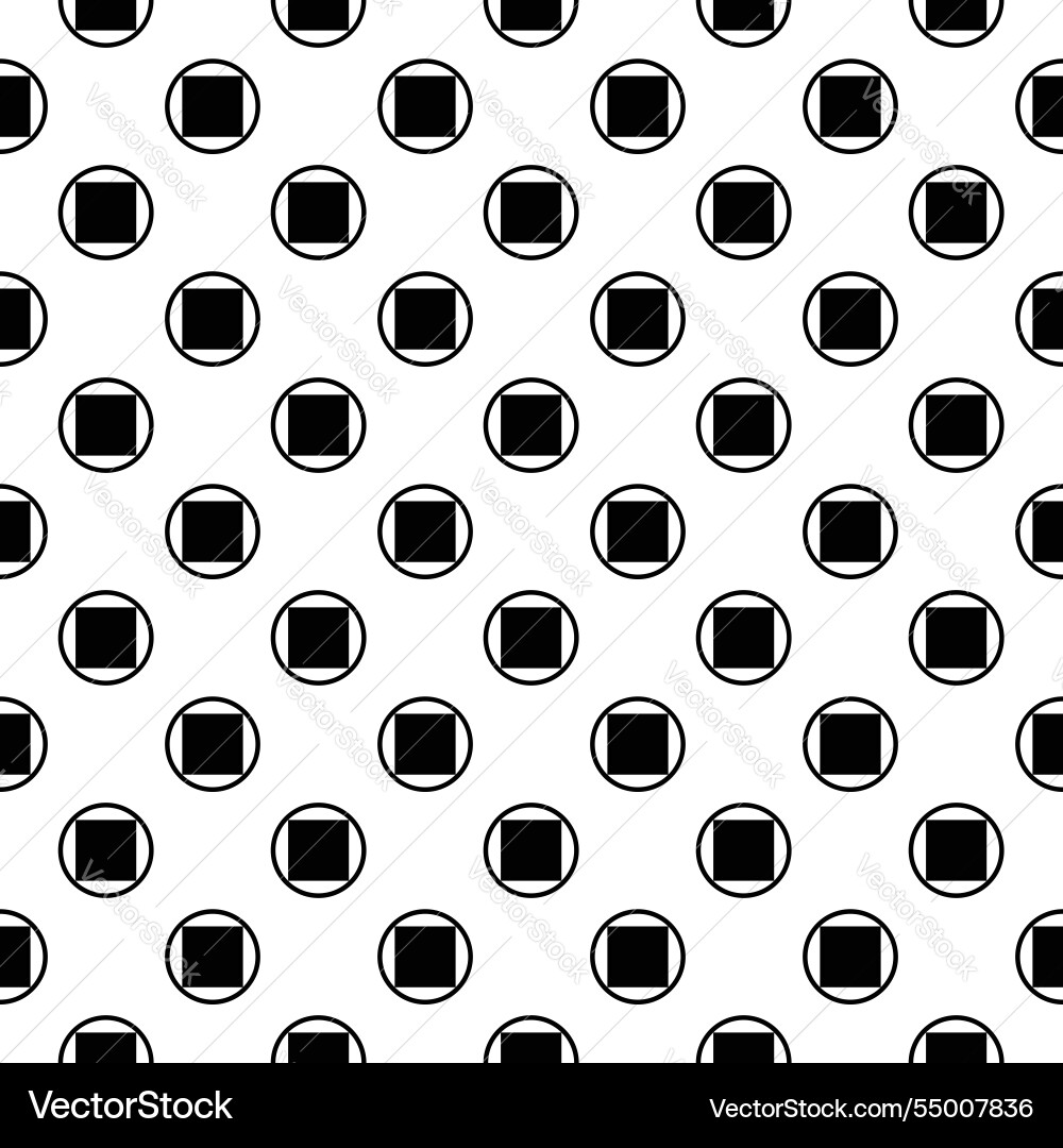 Seamless sparse pattern of circles nested vector image