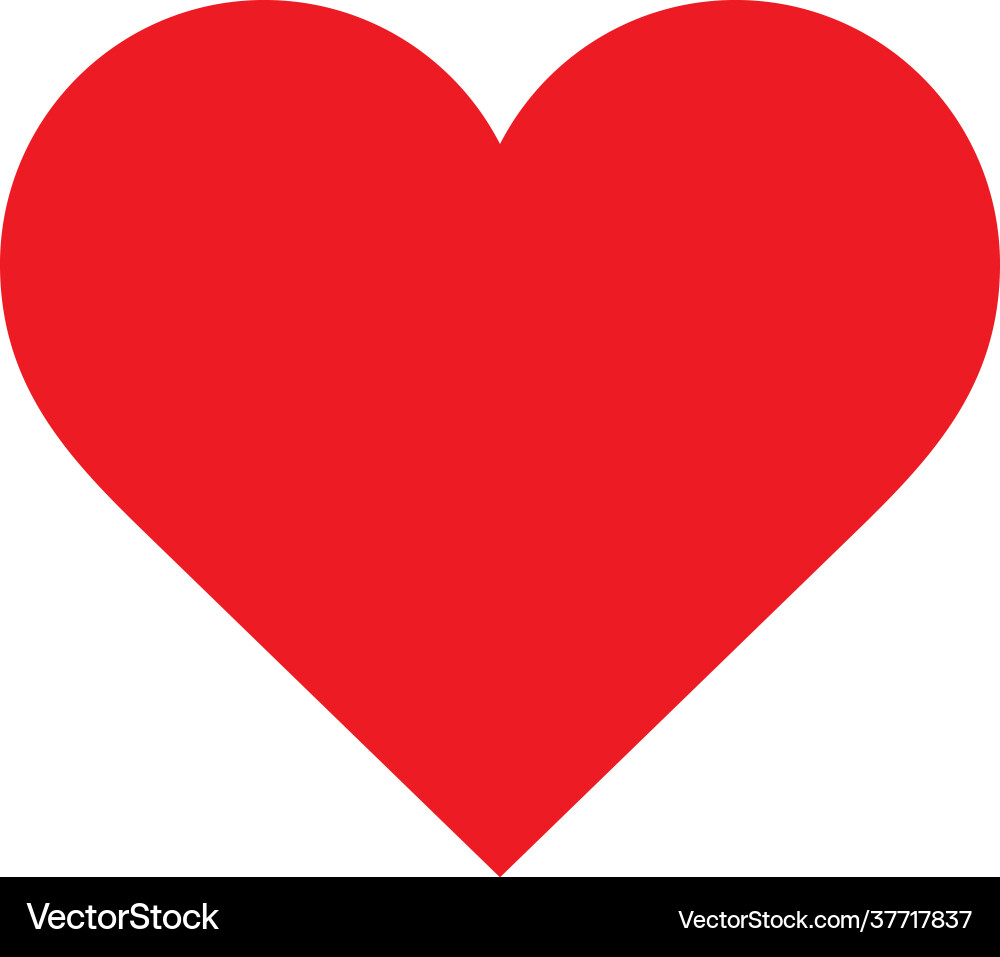 Heart icon Royalty Free Vector Image - VectorStock