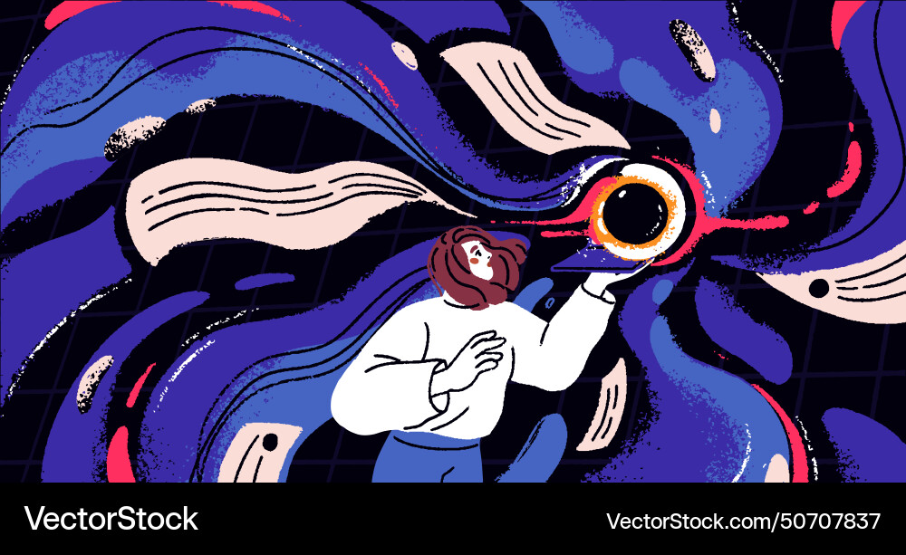 Neural network artificial intelligence Neural network artificial intelligence vector image