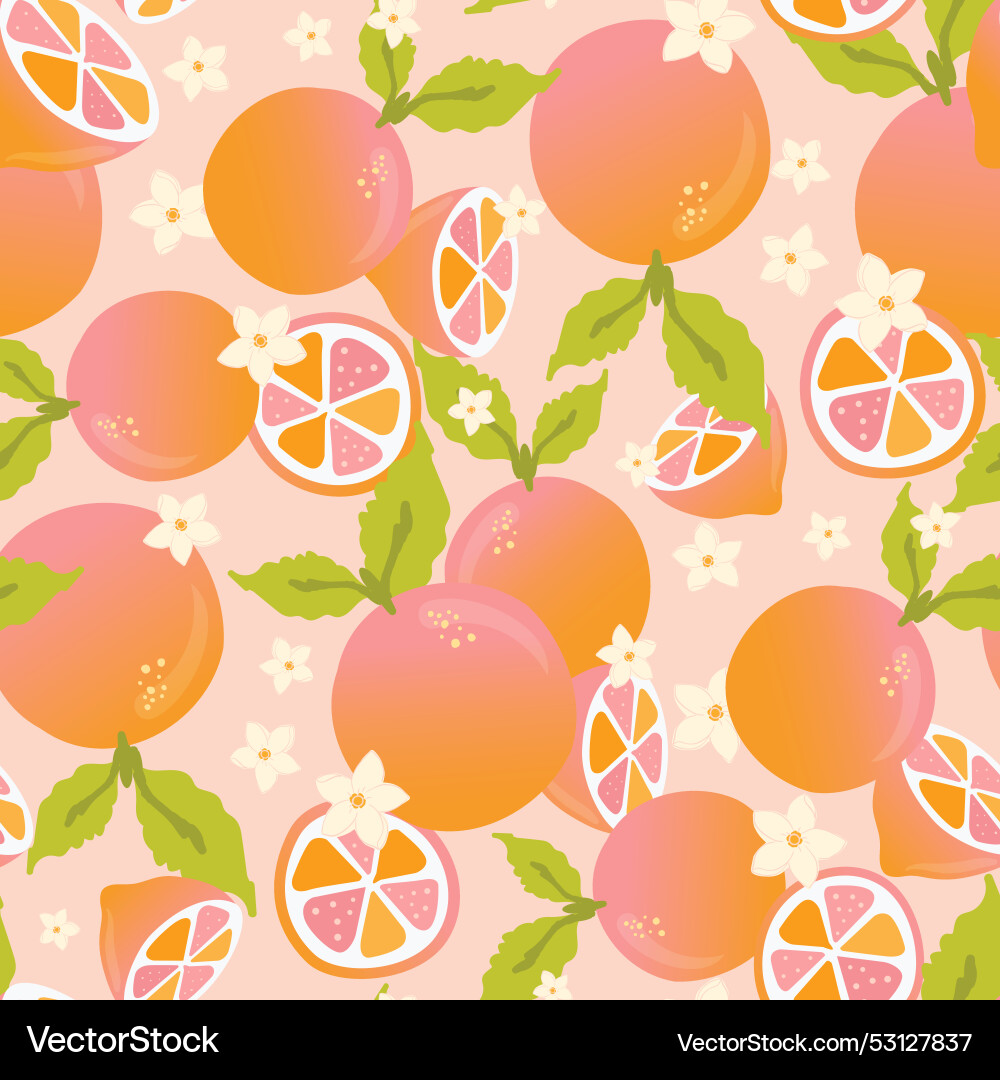 Orange with colorful gradient texture and hand Vector Image