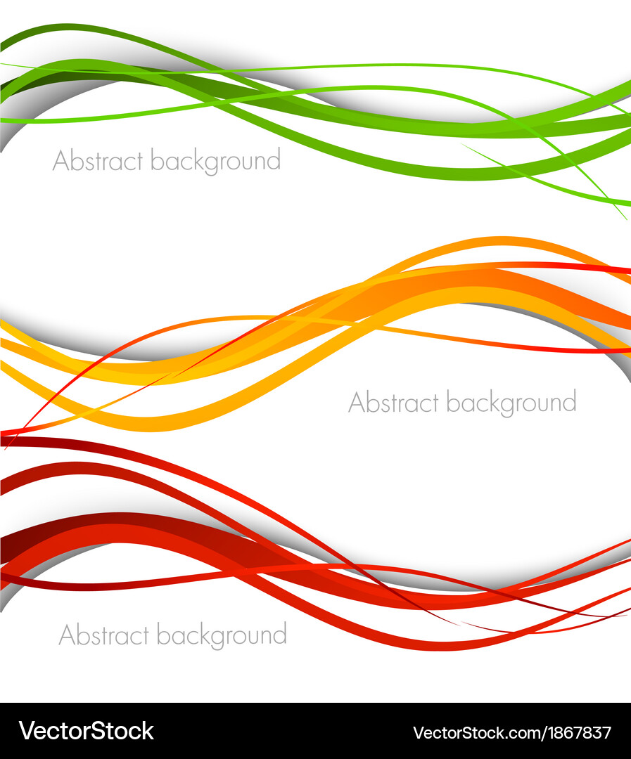 Wavy Abstract Backgrounds Vector Image