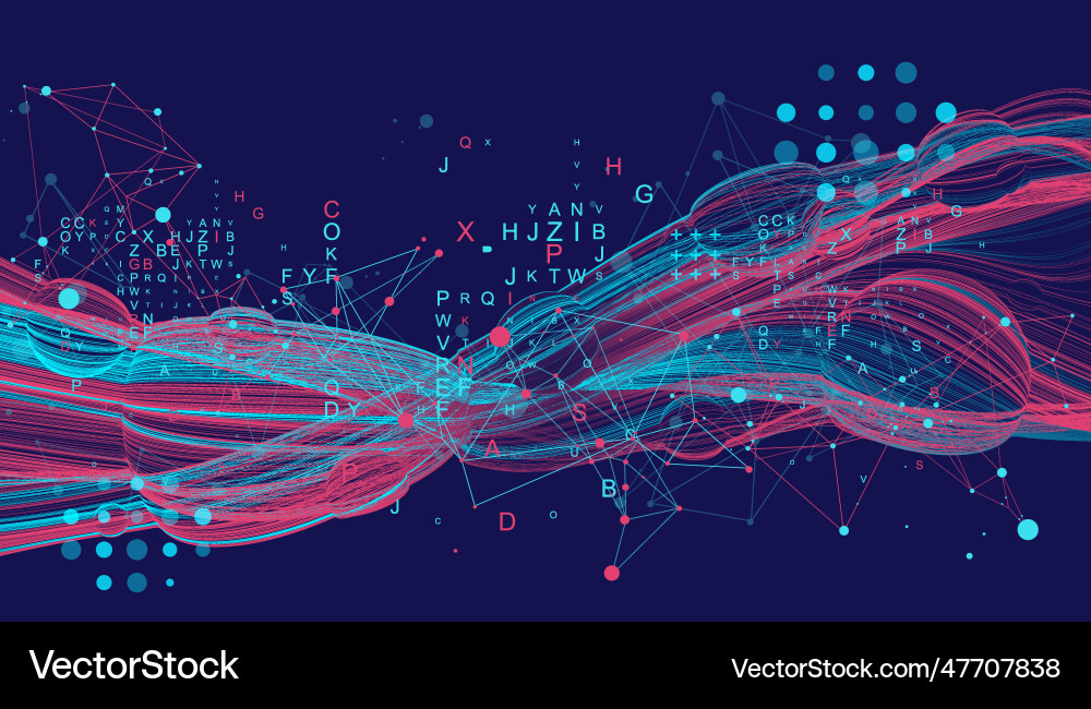 Abstract flowing wave lines design element Abstract flowing wave lines design element vector image