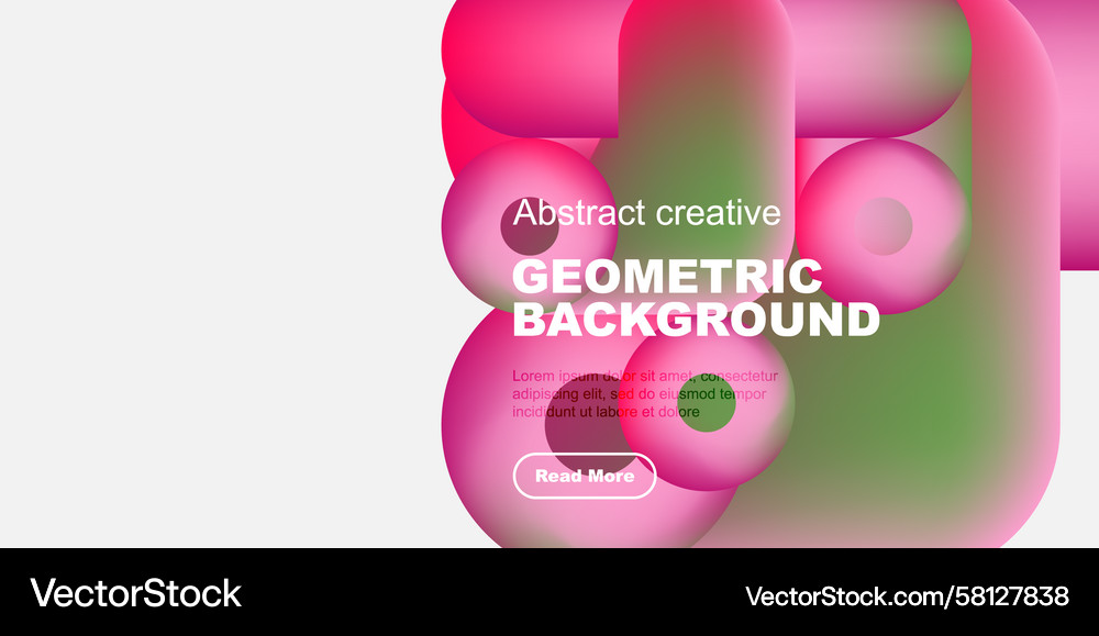 Abstract Geometric Color Block Vector Image