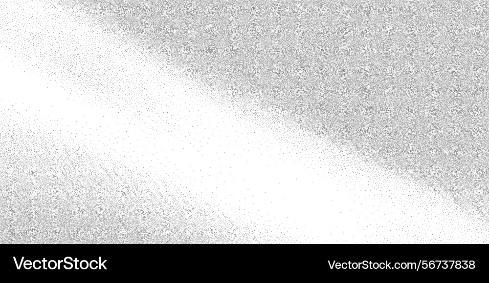 Diagonal stipple gradient of dense particles Diagonal stipple gradient of dense particles Vector Image