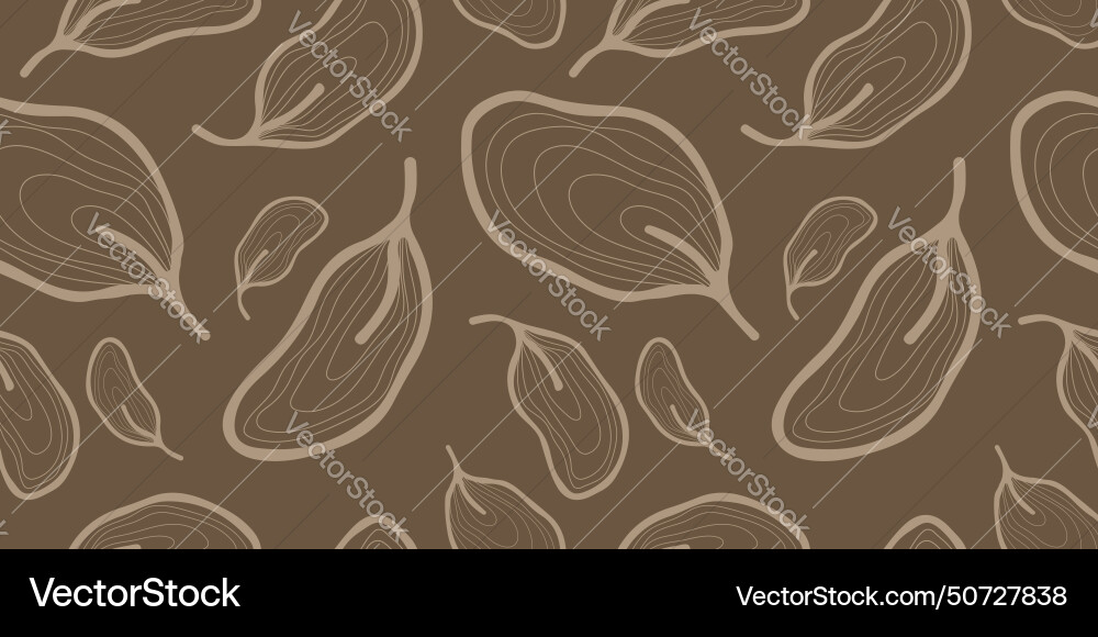 Hand drawn seamless pattern with eucalyptus Vector Image