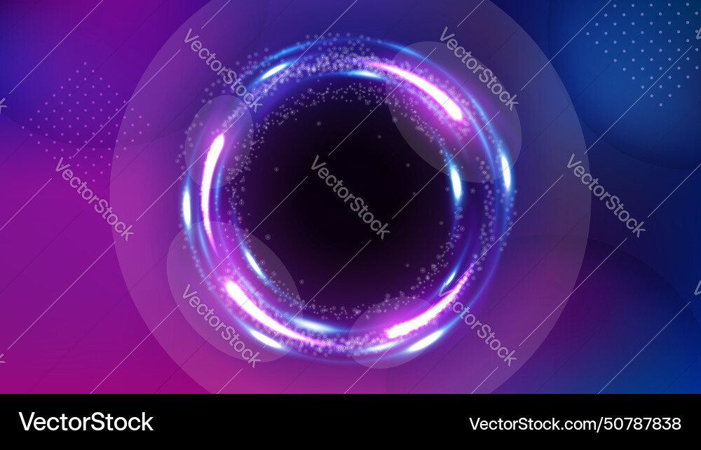 Rotating violet rays with sparks background Rotating violet rays with sparks background vector image