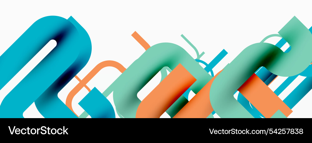 Wave lines minimal abstract background Vector Image