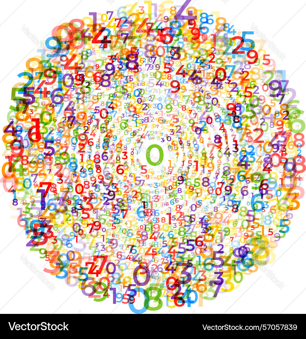Digital data array abstract concentric circles Digital data array abstract concentric circles vector image