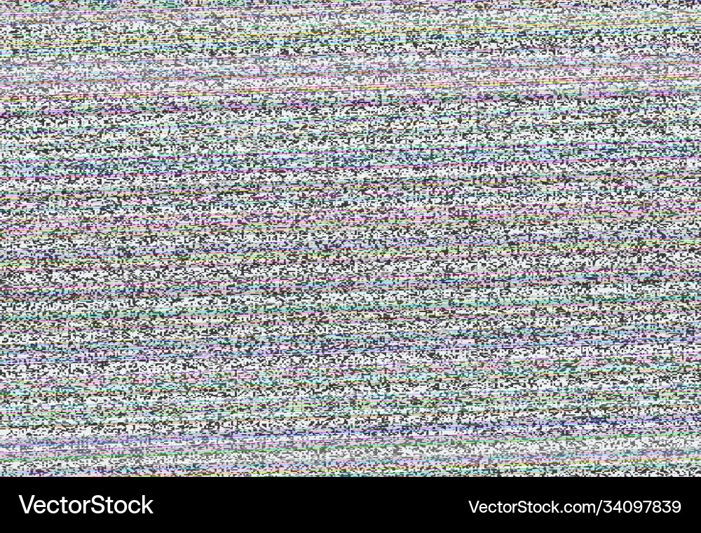 TV Static Noise Pattern vector image