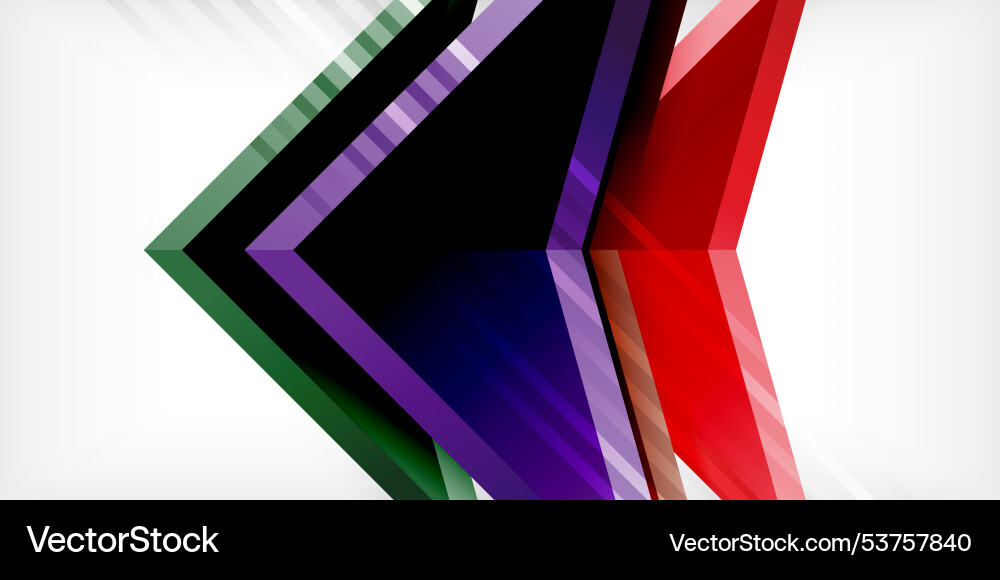 Abstract background color triangles and arrows Abstract background color triangles and arrows Vector Image