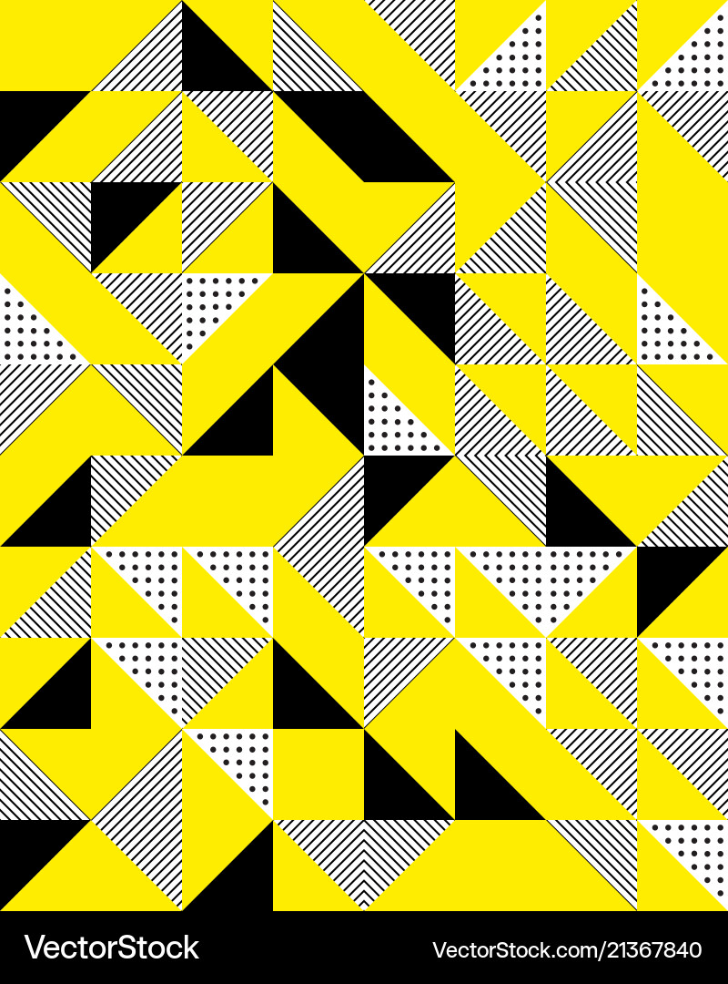 Geometric Triangular Pattern vector image