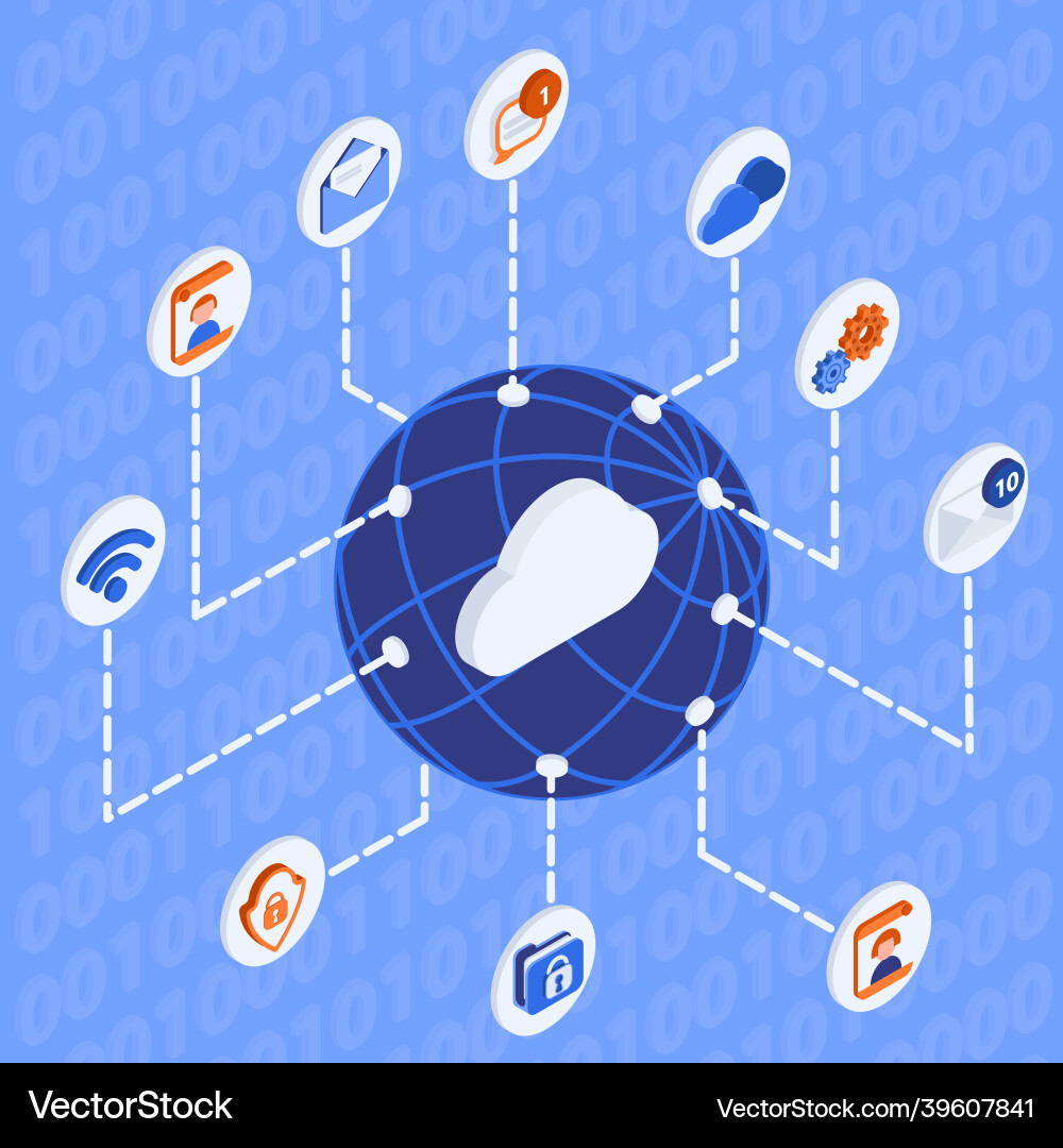 Big data analysis flowchart Big data analysis flowchart vector image