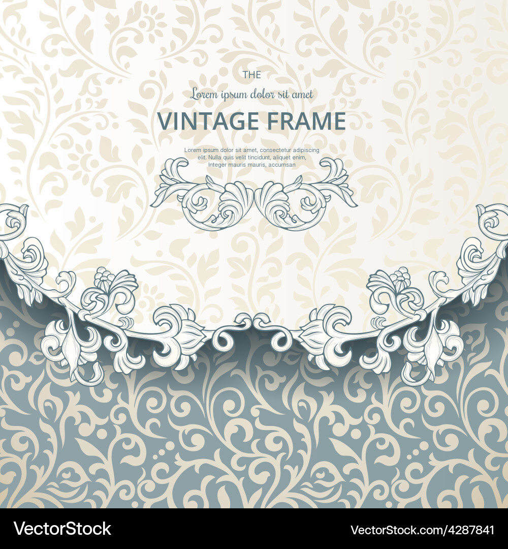 Elegant Flourish Pattern Vector Image