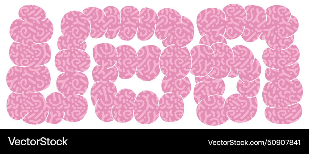 Gut microbiome abstraktes Konzept menschliches Darm Gut microbiome abstraktes Konzept menschliches Darm vektorbild