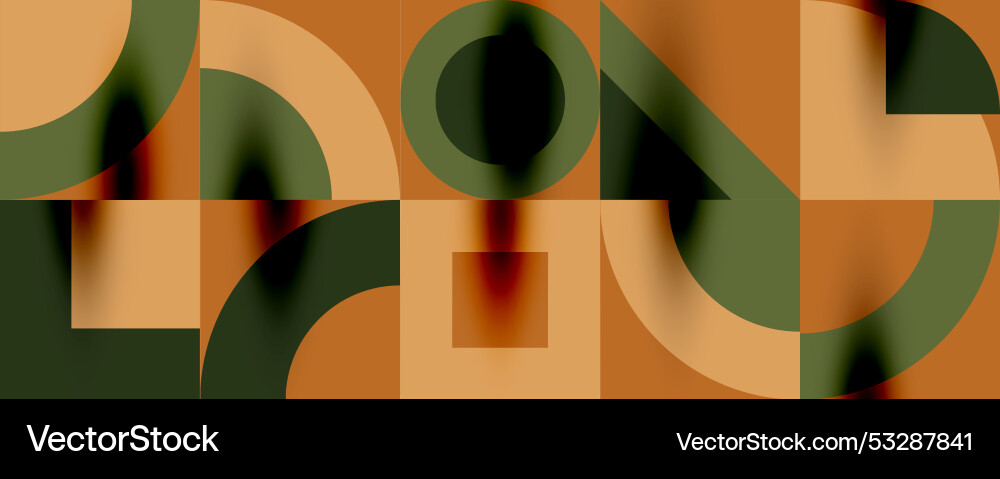 Neo memphis geometric pattern with circles Vector Image