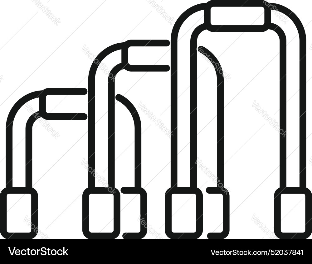 Plumbing pipes system connecting for water supply Vector Image