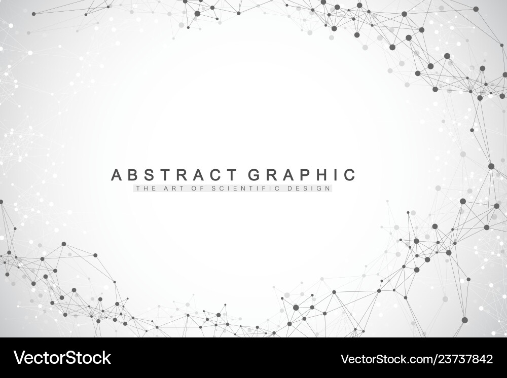 Geometric abstract background with connected line Geometric abstract background with connected line vector image