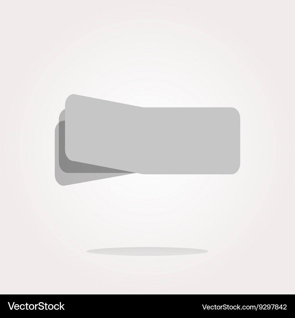Web buttons for design icon with empty Vector Image