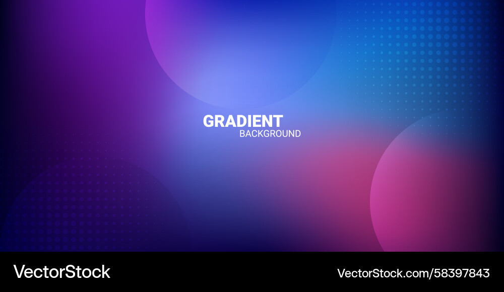 Abstract Color Gradient Background Vector Image
